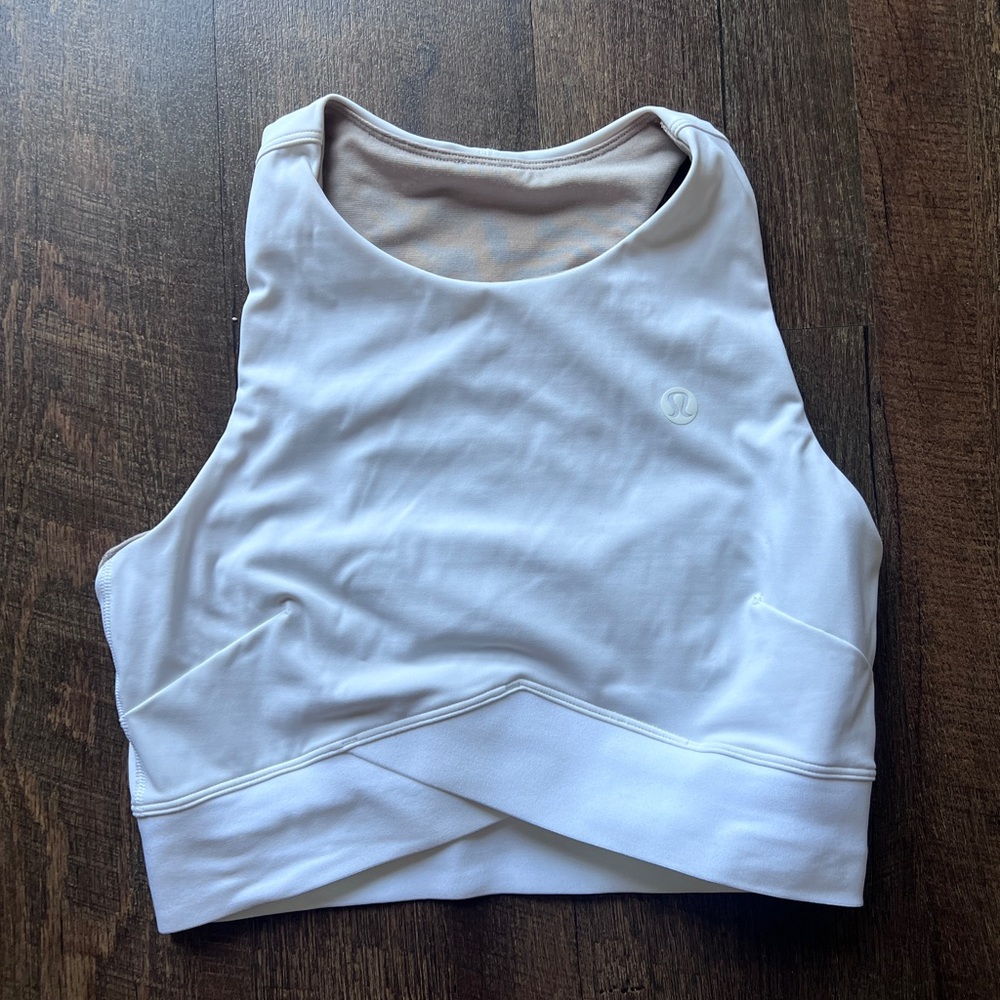 lululemon athletica White Crop Top